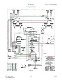 13 - Wiring Diagram parts for Frigidaire Range CPLEF398DCH from AppliancePartsPros.com