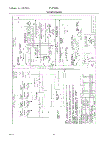 14 - Wiring Diagram parts for Frigidaire Range CPLCF489DC4 from AppliancePartsPros.com