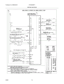 12 - Wiring Diagram parts for Frigidaire Range CPDS3085KF1 from AppliancePartsPros.com