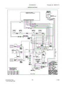 15 - Wiring Diagram parts for Frigidaire Range CPLGF390DCH from AppliancePartsPros.com
