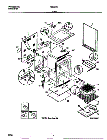 03 - Body parts for Frigidaire Range F04B357BWE from AppliancePartsPros.com
