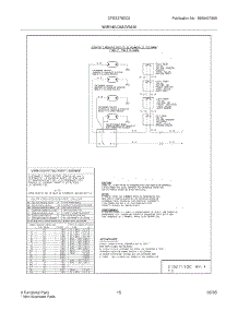 13 - Wiring Diagram parts for Frigidaire Range CFGS379DC2 from AppliancePartsPros.com