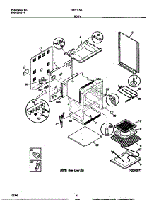 03 - Body parts for Frigidaire Range FEF311SADF from AppliancePartsPros.com