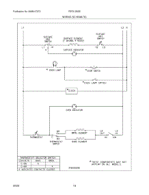 10 - Wiring Schematic parts for Frigidaire Range FEF312BSE from AppliancePartsPros.com