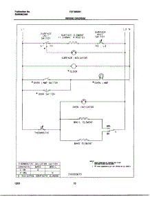 10 - Wiring Diagram parts for Frigidaire Range FEF305SHWC from AppliancePartsPros.com
