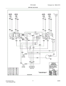 11 - Wiring Diagram parts for Frigidaire Range FEF312BSE from AppliancePartsPros.com