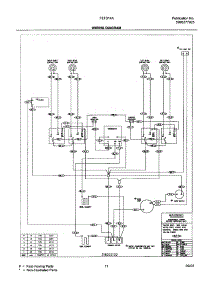 11 - Wiring Diagram parts for Frigidaire Range FEF314AWB from AppliancePartsPros.com