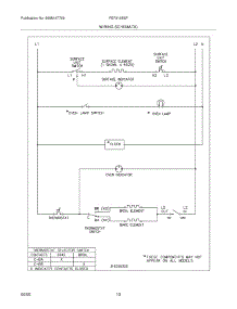 10 - Wiring Schematic parts for Frigidaire Range FEF316BSF from AppliancePartsPros.com