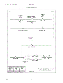 10 - Wiring Schematic parts for Frigidaire Range FEF316BQE from AppliancePartsPros.com
