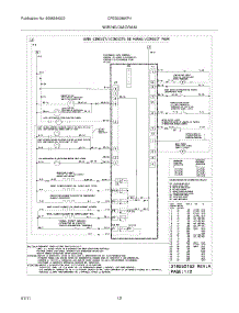 10 - Wiring Diagram parts for Frigidaire Range CPES3085KF4 from AppliancePartsPros.com