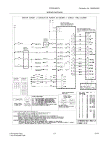11 - Wiring Diagram parts for Frigidaire Range CPES3085KF4 from AppliancePartsPros.com