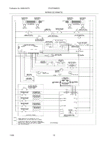 12 - Wiring Schematic parts for Frigidaire Range CPLEFM99ECD from AppliancePartsPros.com