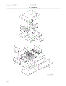 07 - Top / Drawer parts for Frigidaire Range CPLES399EC4 from AppliancePartsPros.com