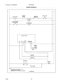 10 - Wiring Schematic parts for Frigidaire Range FEF336BCE from AppliancePartsPros.com