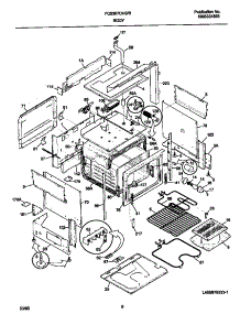 04 - Body parts for Frigidaire Range FCS367CHBD from AppliancePartsPros.com