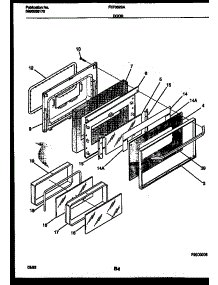 05 - Door Parts parts for Frigidaire Range FEF352BAWA from AppliancePartsPros.com