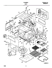 04 - Body parts for Frigidaire Range FCS388WHCC from AppliancePartsPros.com