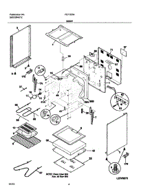 05 - Body parts for Frigidaire Range FEF352AUE from AppliancePartsPros.com