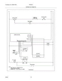 10 - Wiring Schematic parts for Frigidaire Range FEF351CWC from AppliancePartsPros.com