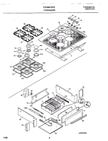 09 - Top / Drawer parts for Frigidaire Range FCS388CEBE from AppliancePartsPros.com