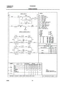 10 - Wiring Diagram parts for Frigidaire Range FED300ASB from AppliancePartsPros.com