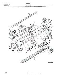 02 - Backguard parts for Frigidaire Range FED353CCDG from AppliancePartsPros.com