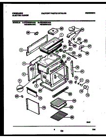 05 - Body Parts parts for Frigidaire Range FED353WAWC from AppliancePartsPros.com
