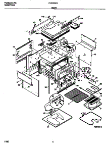 03 - Body parts for Frigidaire Range FED355CCT1 from AppliancePartsPros.com