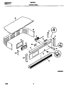 02 - Control Panel parts for Frigidaire Oven FEB755CESG from AppliancePartsPros.com