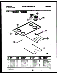 03 - Cooktop And Broiler Parts parts for Frigidaire Range FED353WAD3 from AppliancePartsPros.com