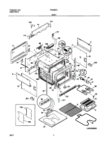 05 - Body parts for Frigidaire Range FED367ABE from AppliancePartsPros.com