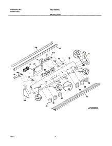 03 - Backguard parts for Frigidaire Range FED300ASC from AppliancePartsPros.com