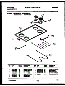 03 - Cooktop And Broiler Parts parts for Frigidaire Range FED300WAW3 from AppliancePartsPros.com