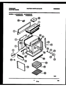 05 - Body Parts parts for Frigidaire Range FED300WAW3 from AppliancePartsPros.com