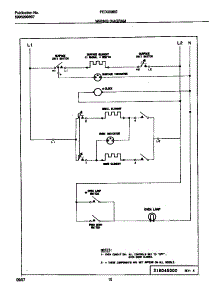 06 - Wiring Diagram parts for Frigidaire Range FED300BEBC from AppliancePartsPros.com