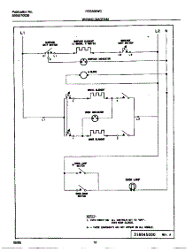 06 - Wiring Diagram parts for Frigidaire Range FED300WCWB from AppliancePartsPros.com