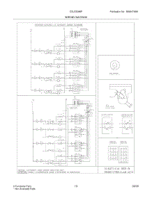 11 - Wiring Diagram parts for Frigidaire Range CGLES389FB1 from AppliancePartsPros.com