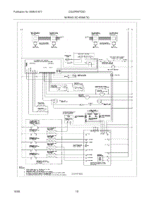 12 - Wiring Schematic parts for Frigidaire Range CGLEFM97DSD from AppliancePartsPros.com