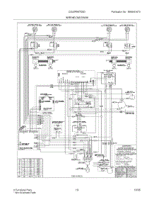 13 - Wiring Diagram parts for Frigidaire Range CGLEFM97DSD from AppliancePartsPros.com