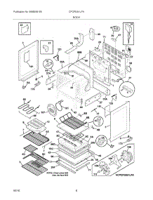 07 - Body parts for Frigidaire Range CPCF3091LFA from AppliancePartsPros.com