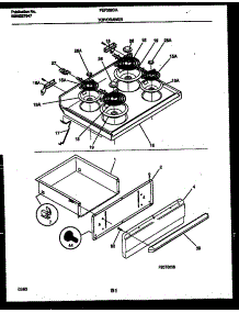 04 - Cooktop And Drawer Parts parts for Frigidaire Range FEF352CATA from AppliancePartsPros.com