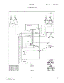11 - Wiring Diagram parts for Frigidaire Range FEF352FBA from AppliancePartsPros.com