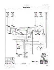 11 - Wiring Diagram parts for Frigidaire Range FEF312BSB from AppliancePartsPros.com