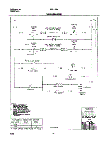 10 - Wiring Diagram parts for Frigidaire Range FEF316ASB from AppliancePartsPros.com