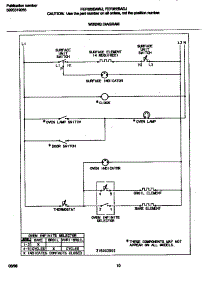 06 - Wiring Diagram parts for Frigidaire Range FEF322BAWJ from AppliancePartsPros.com