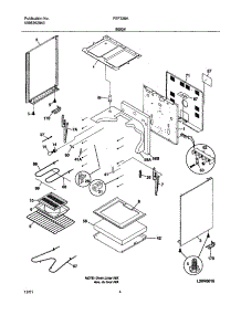 05 - Body parts for Frigidaire Range FEF326ABA from AppliancePartsPros.com