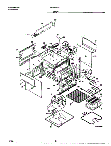 03 - Body parts for Frigidaire Range FED367CEBA from AppliancePartsPros.com
