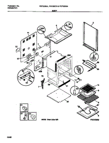 03 - Body parts for Frigidaire Range FEF323BADC from AppliancePartsPros.com
