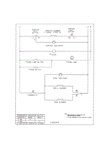 Wiring Diagram parts for Frigidaire Range FEF305PHSA from AppliancePartsPros.com