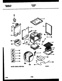 03 - Body Parts parts for Frigidaire Range FEF303BAWA from AppliancePartsPros.com